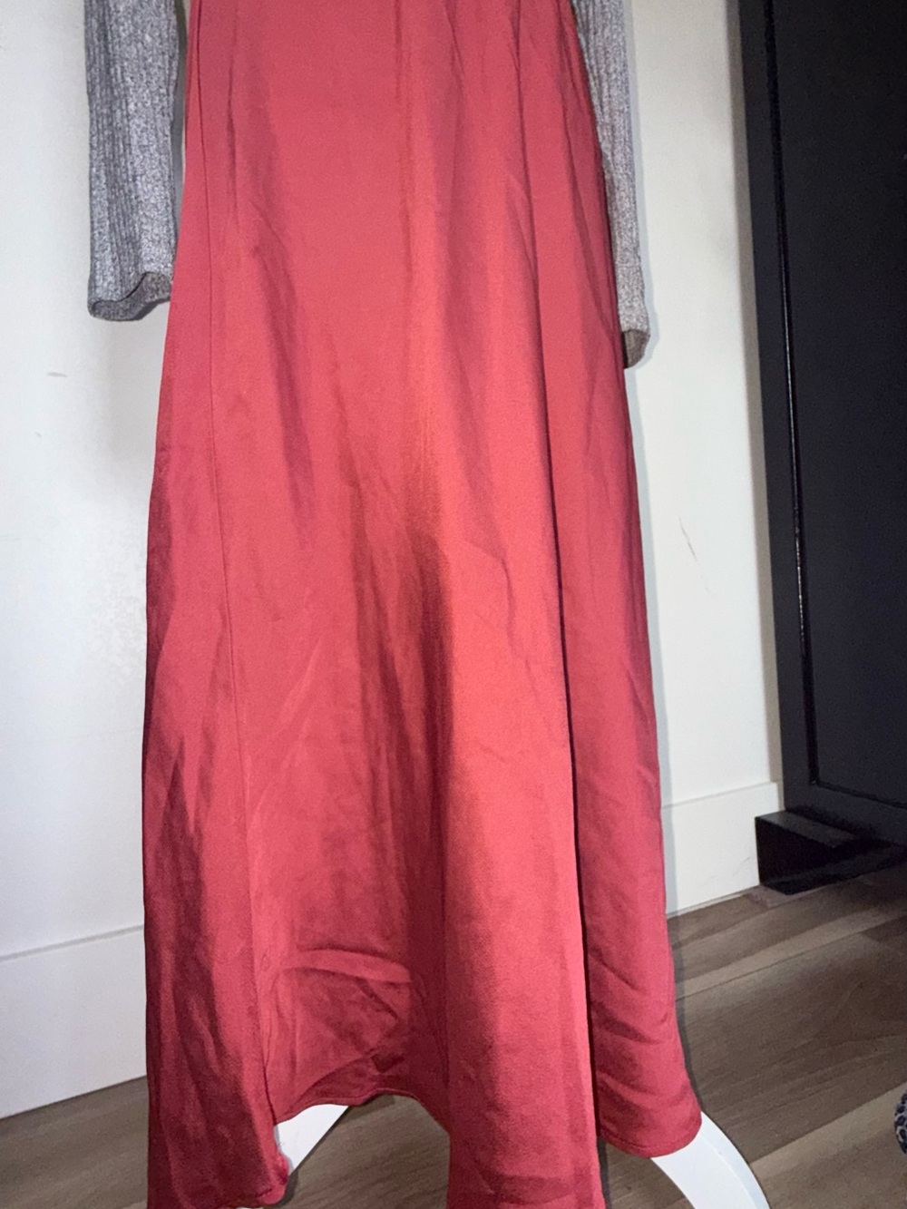 Adrianna Papell Bright Pink Maxi Skirt
